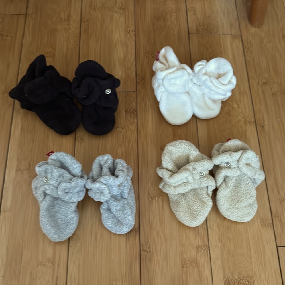 Zutano 6M bootie bundle